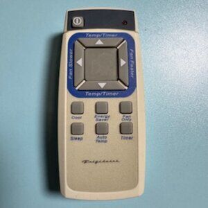 Frigidaire A/C Remote Control 5304520833 | Black Top | OEM Tested & Working